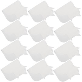 Generic 20pcs Infant Sweat Towel Disposable Quick Absorbing Back Pad for Toddlers Ideal for School Prevents Colds White