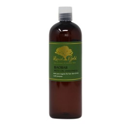 LIQUID GOLD 16 Oz Liquid Gold Premium Baobab Oil Unrefined Moisturizer Hair Body Skin Care