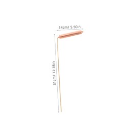 ULTECHNOVO 2pcs Pure Copper Spirit Rods for Efficient Ghost Hunting Water Dowsing and Gold Locating Tools with Handle High Precision Detection and Design