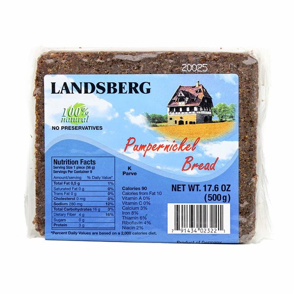 German Pumpernickel Bread by Landsberg (17.6 ounce)