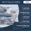 Madison Park Essentials Twin Comforter Set with Sheets, Floral Bed