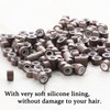 GOTDYA 5mm-300pcs Hair Extension Beads,Silicone Lined Micro Rings,MicroLink I Tip