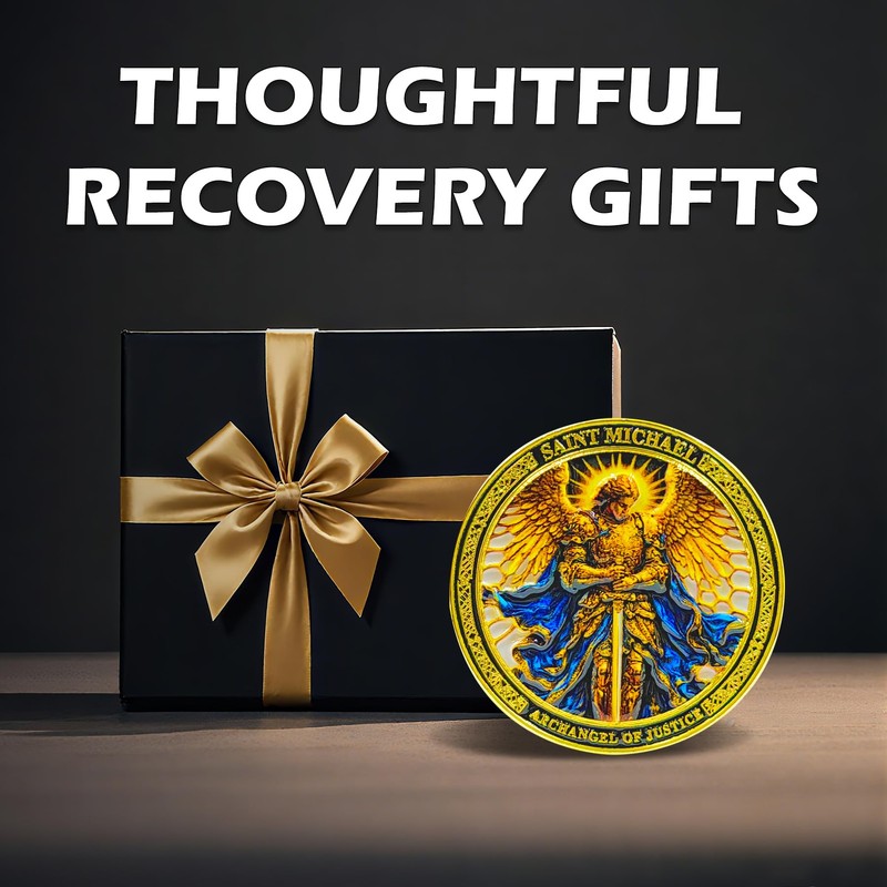 Saint Michael Archangel Challenge Coin, Christian Religious Gift Coin, Guardian