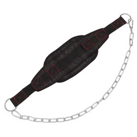 WHAMVOX Weightlifting Belt with Chain Oxford Design Back Support for Strength Training for Running Hiking Yoga Building Equipment