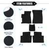 VekAuto Car Floor Mats Kit Compatible for Honda Civic Sedan
