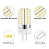 LFLAMPON 10pcs G4 LED Bulbs AC110V-130V Dimmable, 2.6W Equivalent to