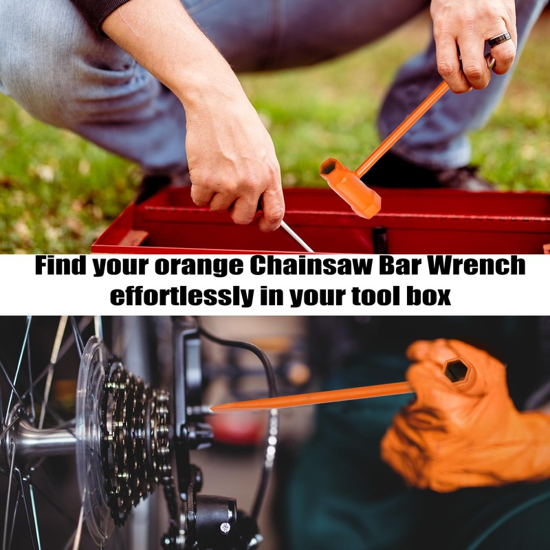 Ashmacdo 3 Pcs Chainsaw Wrench 13 by 19 mm Scrench