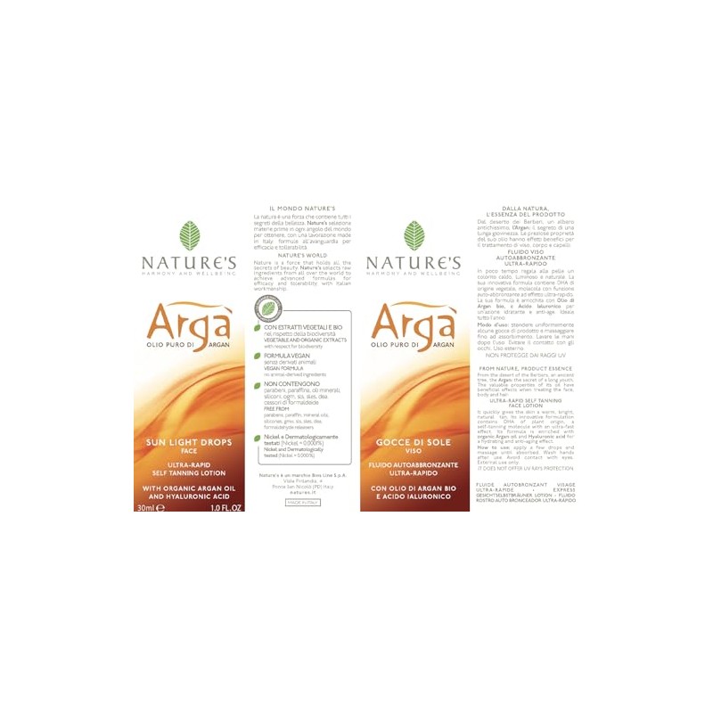 Arga 'Drops Self Tanning