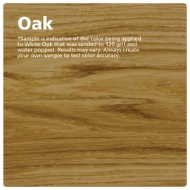 Rubio Monocoat Wood Stain & Finish 65 ft² - Oak | Oil Plus 2C | Quick-Dry, Eco-Friendly Linseed Wood Oil for Indoor Use, Includes Accelerator (Part B) | Protector | 130 ml