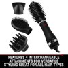CHI Volumizer 4-in-1 Blowout Brush, Hair Dryer Creates Smooth, Silky