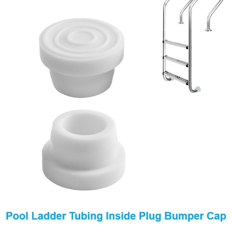 Pool Ladder Bumpers for Inground Pool White Rubber Ladder Foot