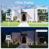 WEILAILIFE Solar Powered Deck Lights for Sign, Outdoor Solar LED