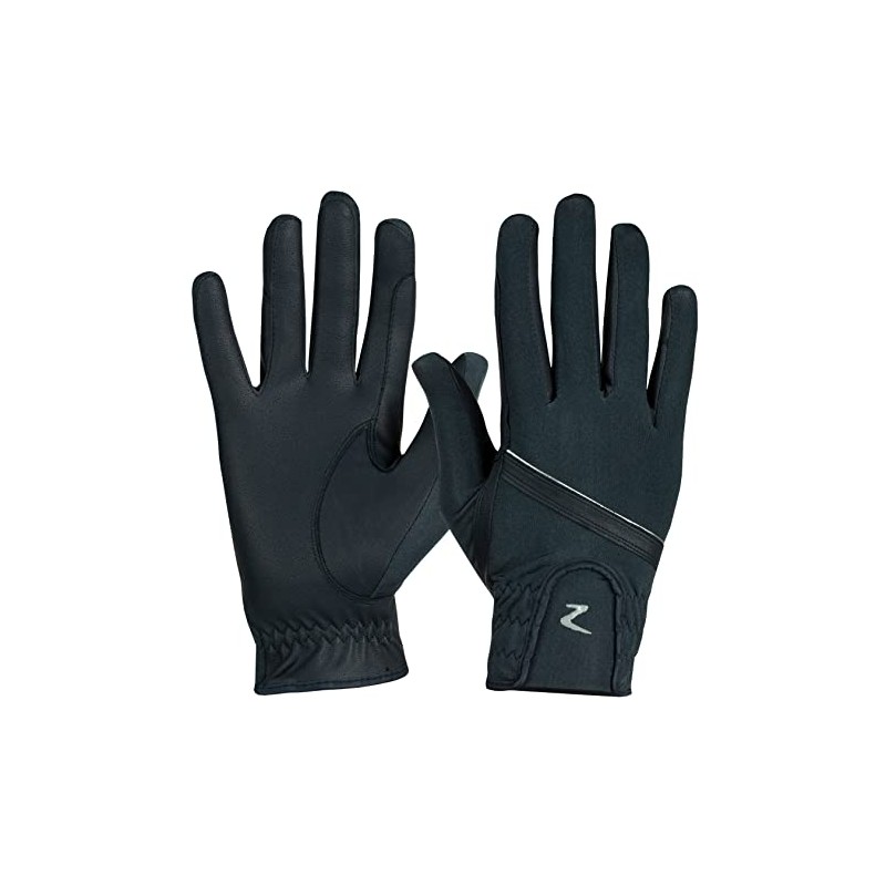Horze Evelyn Women's Breathable Gloves, Womens, 31680, Black, 9