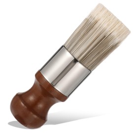 Salve Brush for Leather Furniture, Soft Nylon & Polyester Bristles, Leathers Cleaning Brush with Wooden Handle for Furniture Home Leather