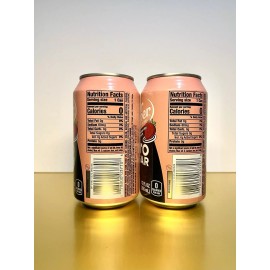 Dr Pepper New Limited Edition Dr Pepper Zero Sugar Strawberries & Cream Soda (2 Cans)