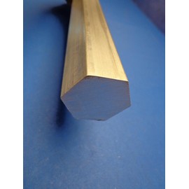 Industrial Metal Sales - 6061 T6511 Extruded Aluminum Hex Bar 1-1/4" x 12"-Long