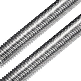 Beduan 304 Stainless Steel Long Threaded Screw, M6-1.0 Thread Pitch, Fully Threaded Rod, Right Hand Threads, 250 mm Length (Pack of 2)