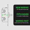 Zooz 800 Series Z-Wave Long Range Toggle Dimmer ZEN74, White