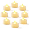 Homemory 100-Pack Flameless LED Tea Lights Candles Battery Operated, 200+Hour