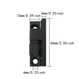 VDetachable Hinge ITROLLE 2PCS CL215 Barrel Style Detachable Hinges for Doors Windows Cupboards Shoe Closets, Gate Hinge