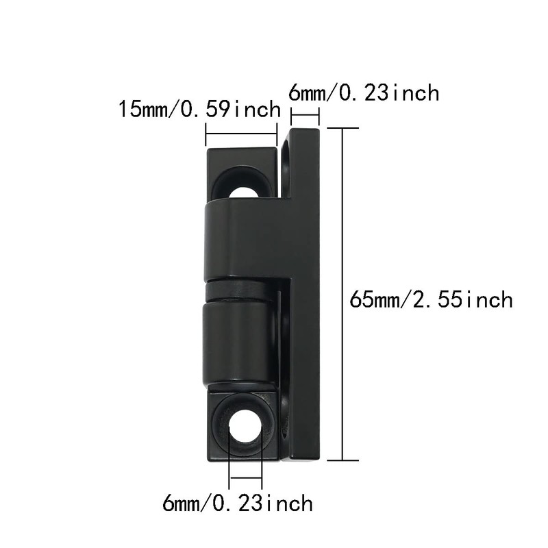 VDetachable Hinge ITROLLE 2PCS CL215 Barrel Style Detachable Hinges for
