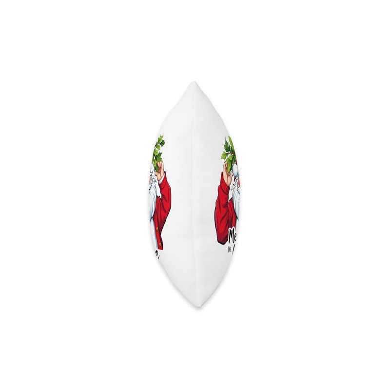 Meet Me Under The Mistletoe Christmas Throw Pillow