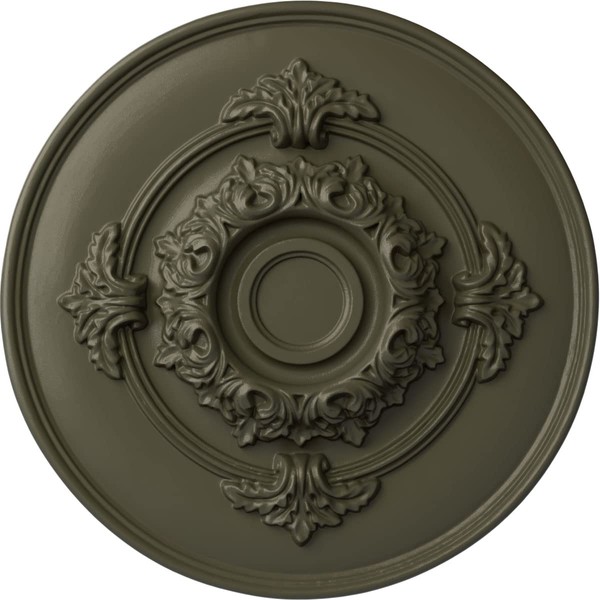 13 3/4"OD x 1"P Monique Ceiling Medallion (Fits Canopies up