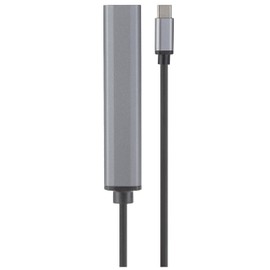 Maplin USB-C Charging & Connectivity Hub Adapter with 4 USB-C Ports, Compatible with MacBook Air, MacBook Pro, Dell XPS, Lenovo ThinkPad & More