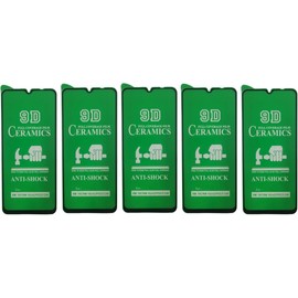 CLEAR [5 Pack] Ceramic Screen Protectors for Redmi 10C - Durable Flexible Shockproof Protection Film