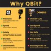 Qbit SQ1000-D | Oscillating Multi-Tool Blade for 2-Gang Outlet Box