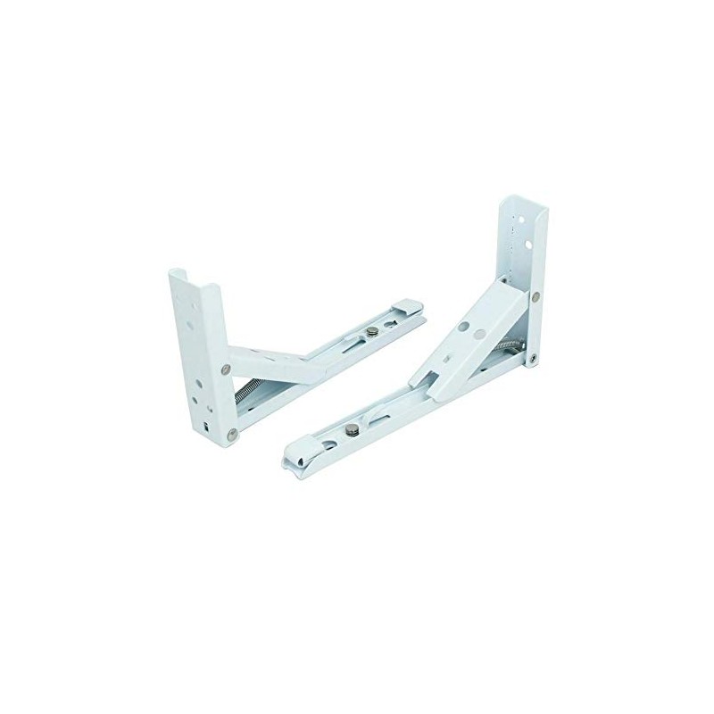 2 x Sturdy Folding Hinges Shelf Angle Folding Angle Stainless
