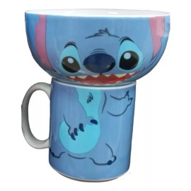 Set De Taza Con Tazon  Cerealero De Stich
