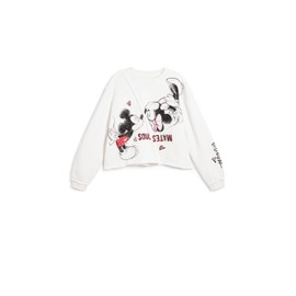 Desigual Felpa, da Ragazza, Felpa, kissss_Topolino, Bianco, 12 Anni