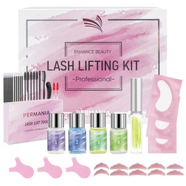 PERMANIA Lash Lift Kit, Professional Eyelash Perm Kit Last up to 4 Weeks Salon Grade Brow Lamination Kit with Lash Lift Glue