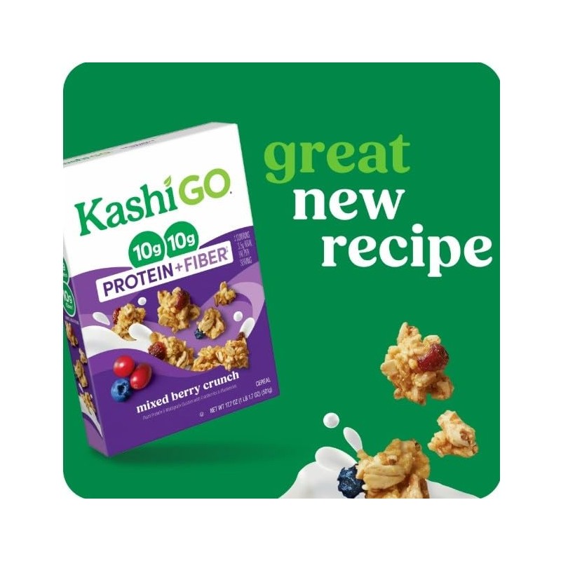 Generic Kashi Go.Cold Breakfast Cereal - Vegan Protein - Fiber