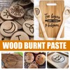 Wooden Burning Paste Kit Wood Burning Gel Set, Wood Burning