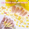 3D Assorted Chunky Nail Charms and Gems Kit, Pearls Bows