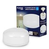 Luminus 6" Easy-Install Spin Light Flushmount Lights E26 Base, 100W