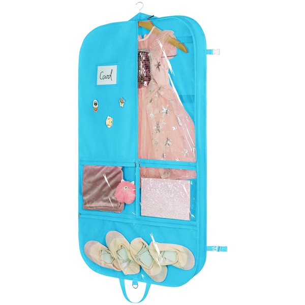 Kntiwiwo Kids Garment Bags for Dance Costumes, 40 Inch Dance