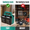 Bozdyru 4-Slot Battery Holder for Makita 18V & 14.4V