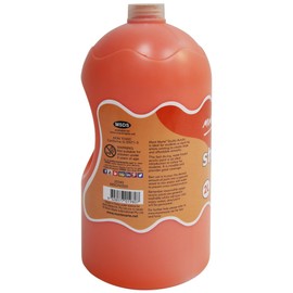 Mont Marte Discovery School Acrylic, Orange, 1/2 Gallon (2 Liter). Ideal for Students and Artists. Excellent Coverage and Fast Drying. Pump Lid Included.