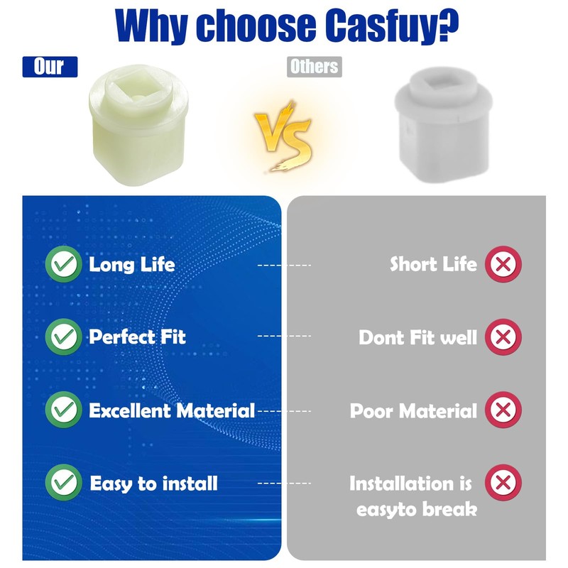 GGTE 1017262 Faucet Handle Stem Driver for Kohler Shower Handle