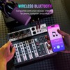 Professional Audio Mixer, 4 Channel Audio Interface Sound Board Mixing