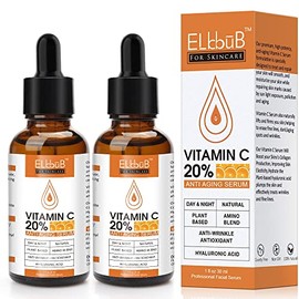Premium 20% Vitamin C Serum For Face - (2PACK)with Hyaluronic Acid, Retinol & Amino Acids - Boost Skin Collagen,Hydrate & Plump Skin, Anti Aging & Wrinkle Facial Serum