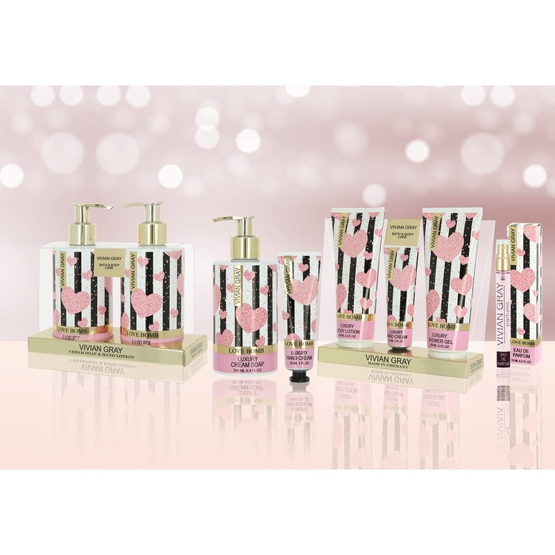 VIVIAN GRAY 1054 Body Lotion Love Bomb Luxury, Pink/Black/White (100