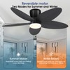Surtime Palm Leaf Ceiling Fans with Lights-42 Tropical Ceiling Fan