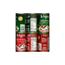 Sardines in Tomato Sauce with Chili Added (Spicy) - 5.5oz [Pack of 6] by Ligo