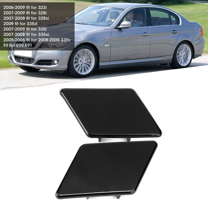 KIMISS Pair of Headlight Cleaning Covers Left Right Headlight Cleaning
