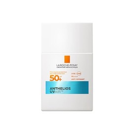 La Roche-Posay Anthelios UVAir Protector Solar Invisible y Ultraligero FPS50+ con Ácido Hialurónico, Niacinamida y Sistema Avanzado de Filtros UVA/UVB
