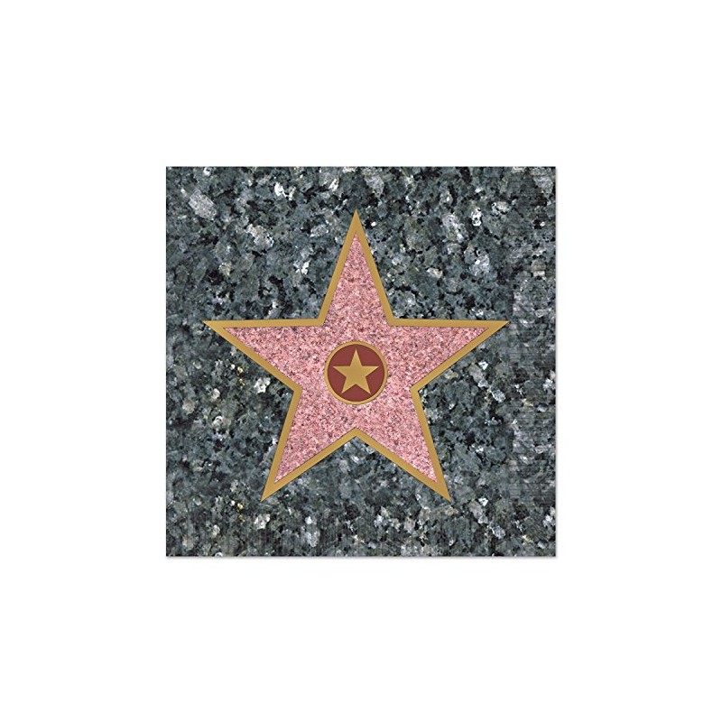 Beistle Star Beverage Napkins, Multicolor